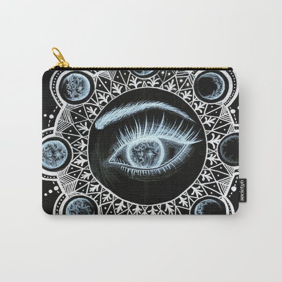 Phases of the Moon Mandala Carry-All Pouch