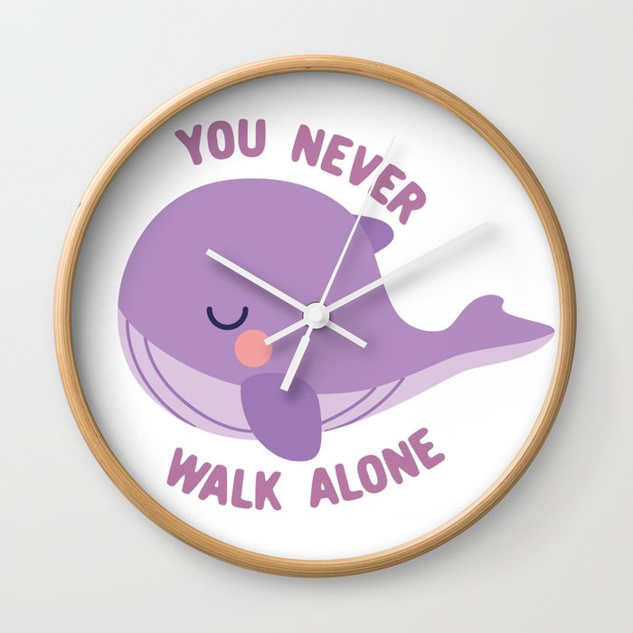 BTS whale you never walk alone Wall Clock