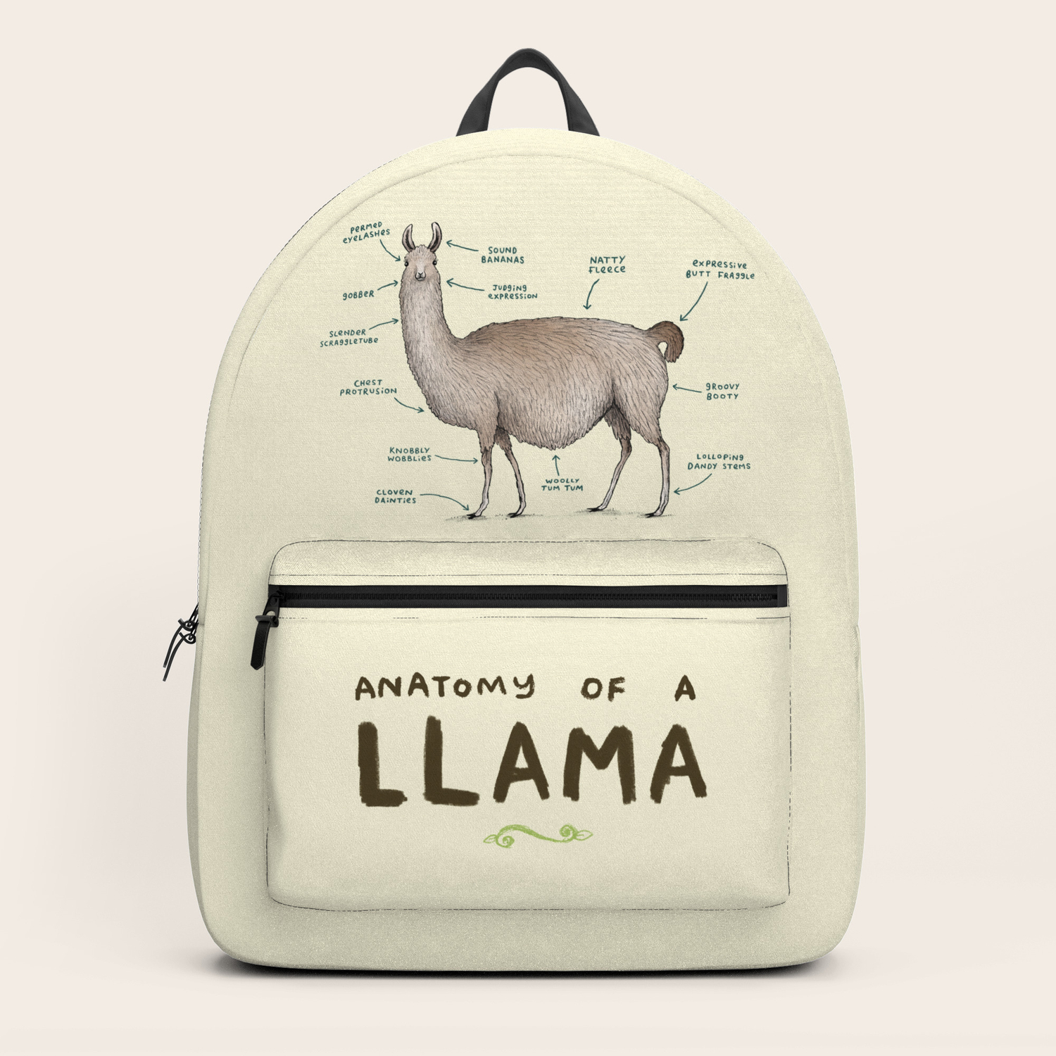 backpack llama logo