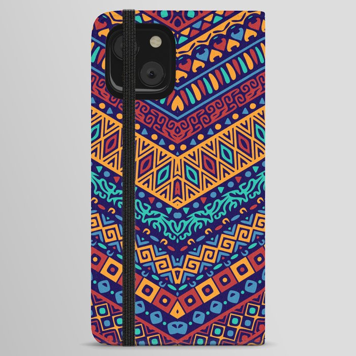 African pattern  iPhone Wallet Case