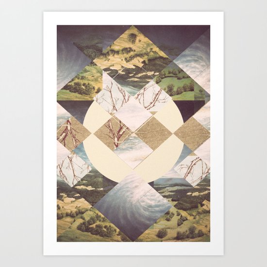 Geometric Abstraction Art Print