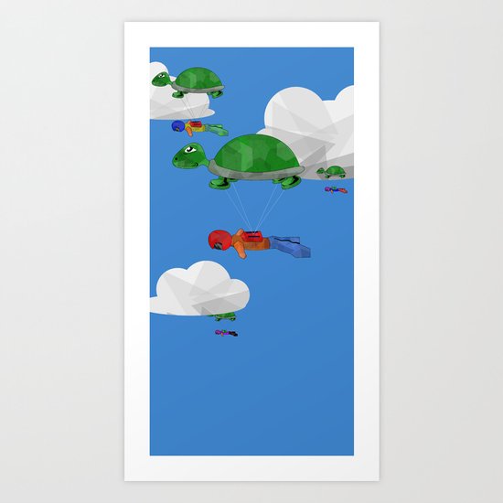 Paraturtle Art Print