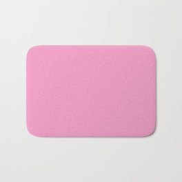 Pretty Pink Bath Mat | Colors, Simple, Girly, Pattern, Plain, Minimalist, Solidcolor, Pink, Digital, Abstract 