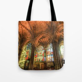 Winter Sun Cathedral Tote Bag