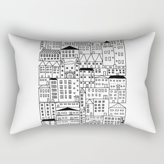 cityscape Rectangular Pillow