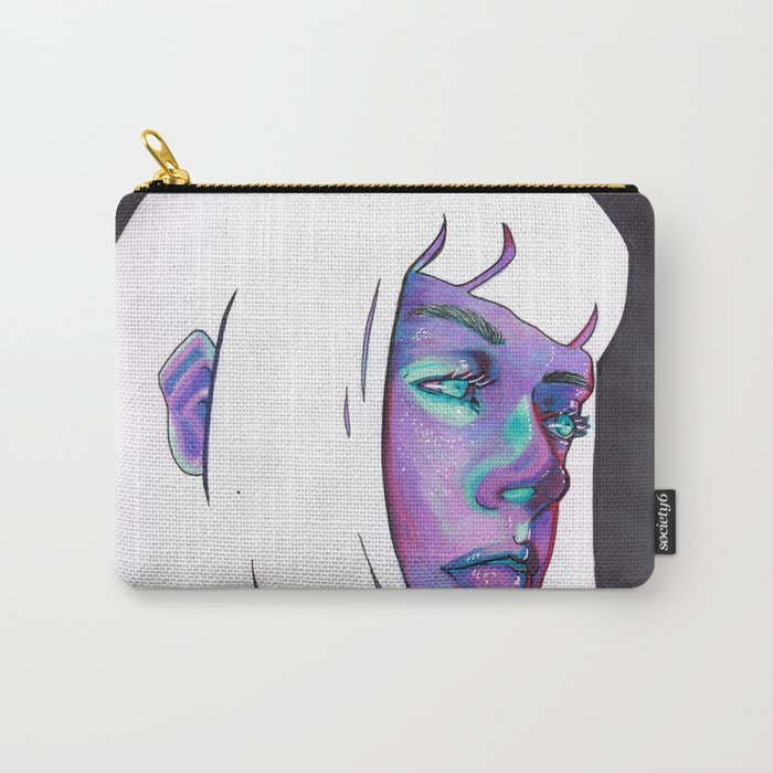 Neon Nightmare Carry-All Pouch