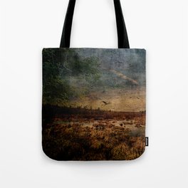 Heron in the Marshes Tote Bag