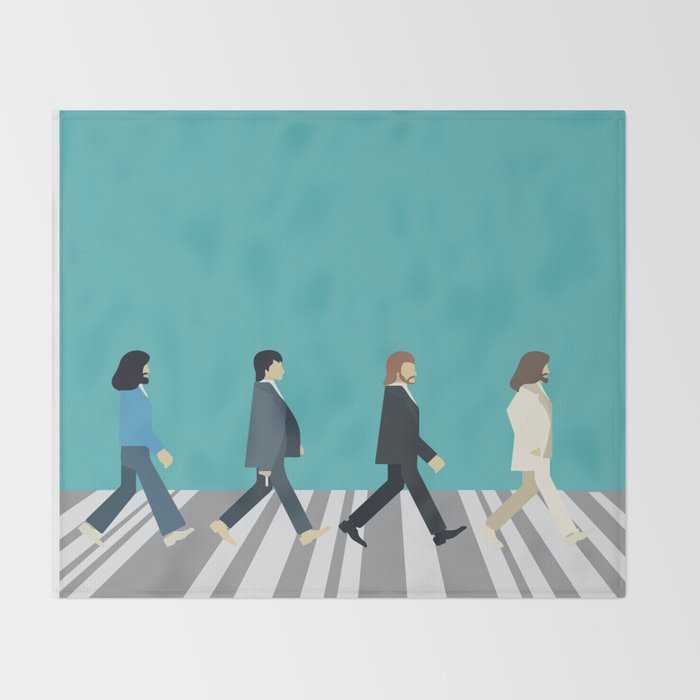 The tiny Abbey Road Throw Blanket