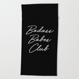 Badass Babes Club 1 Beach Towel