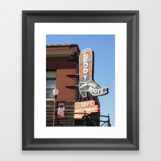 Leddy's Framed Art Print