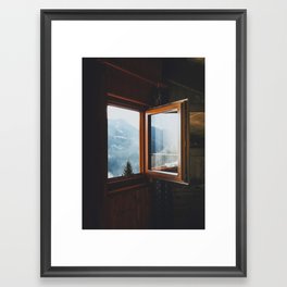 Dolomite Cabin Framed Art Print