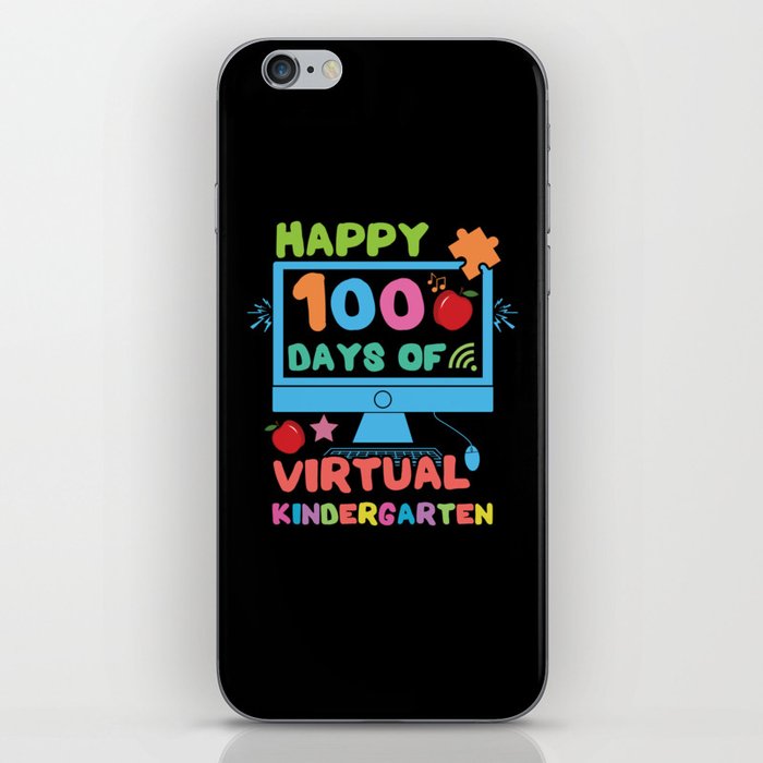 Days Of School Happy 100th Day 100 Online Virtual iPhone Skin