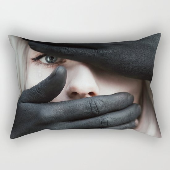 Don't be afraid Rectangular Pillow