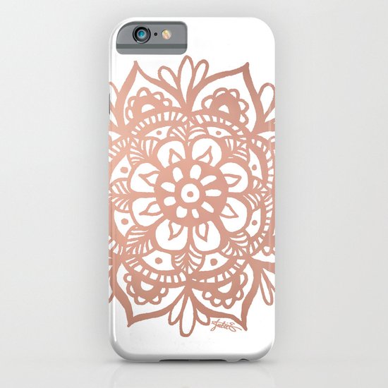Rose Gold Mandala iPhone & iPod Case