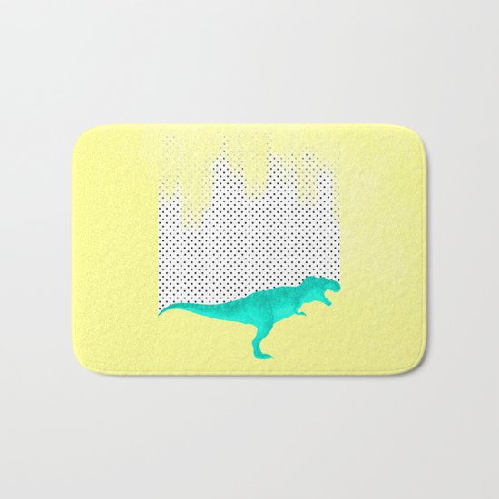 dino got the blues, or not! Bath Mat