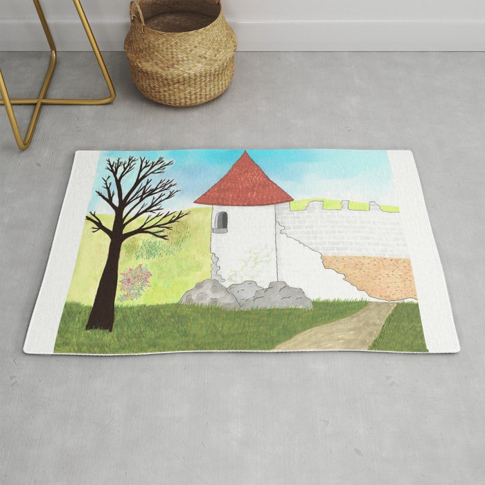 Abandoned Castle Rug