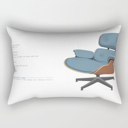 Eames Lounge Chair Rectangular Pillow