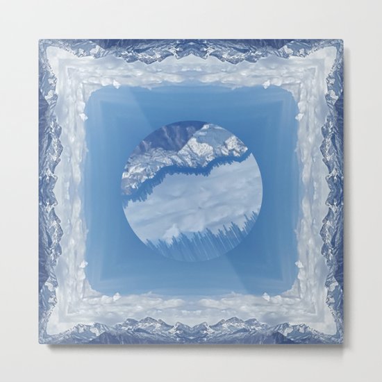 Centered Metal Print