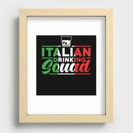 Italian Drinking Squad Recessed Framed Print