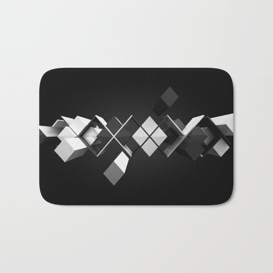 Argyle Deconstruction Bath Mat