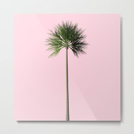 Palm, Pink, Relax Metal Print | Pink, Graphicdesign, Rose, Nature, Babe, Palm, Popart, Palms, Love, Typography 
