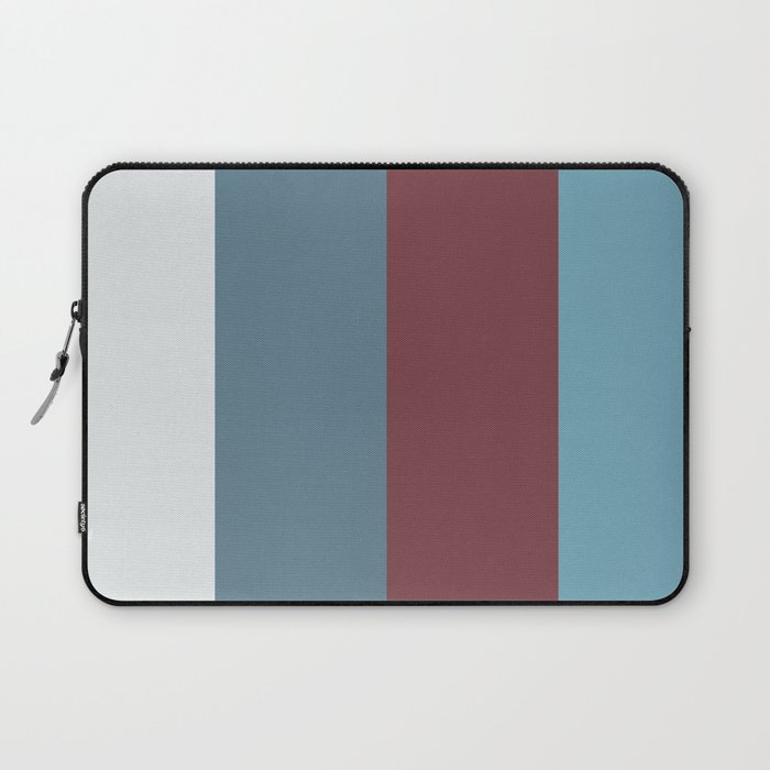 Parable to Behr Blueprint Color of the Year and Accent Colors Vertical Stripes 3 Laptop Sleeve