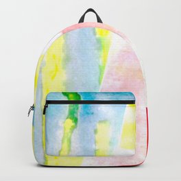 Primary New Year Colors Backpack | Backtoschool, Abstract, Red, Impressionism, Aliciajones, Hsnartist, Watercolor, Anoellejay, Alicianoellejones, Expressionism 