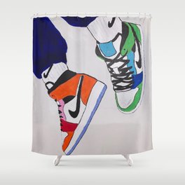 Sneaker Streetwear Shower Curtain