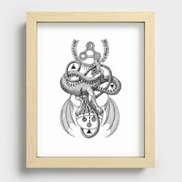 Round Chaos | Jordan Peterson | The Ripley Scrolls Recessed Framed Print