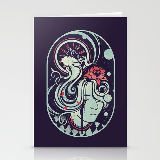 Lost in Time Stationery Cards