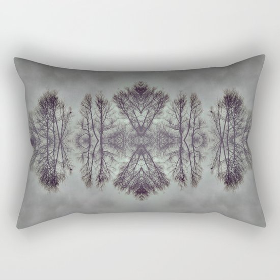 Treeflection I Rectangular Pillow