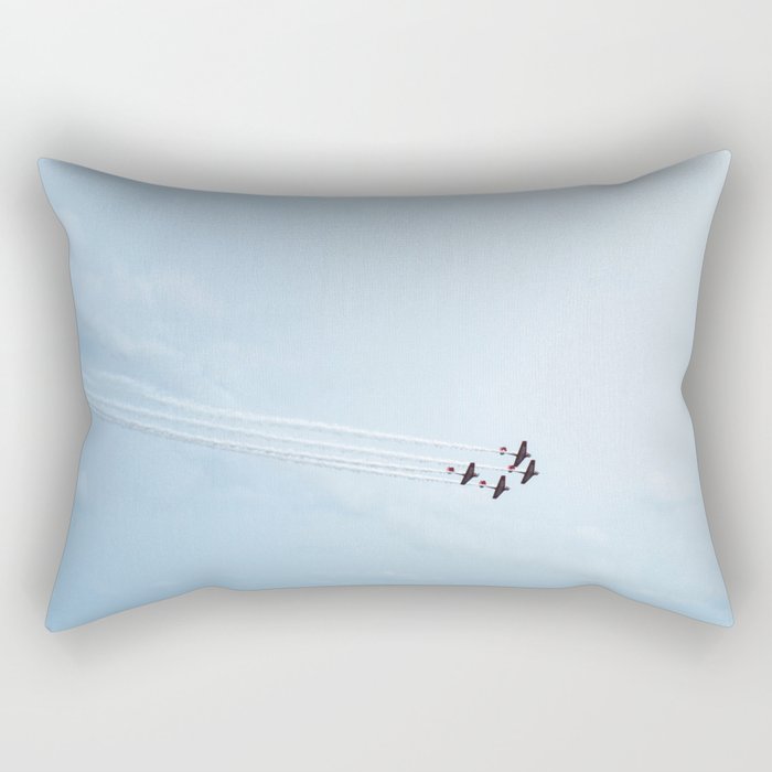Four Airplanes Rectangular Pillow