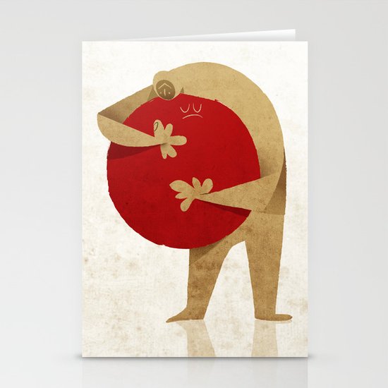 For Japan with love Stationery Cards