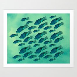 Cuttlefish Art Print