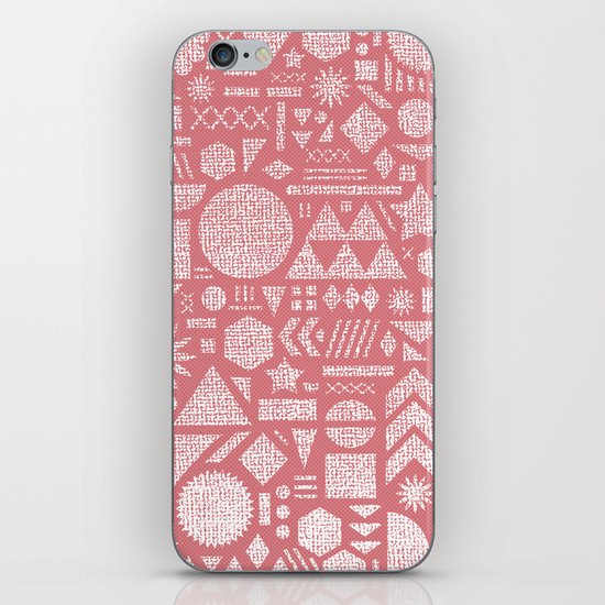 Modern Elements with Bubble Gum. iPhone & iPod Skin