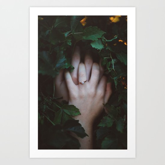 Hands Nature Art Print