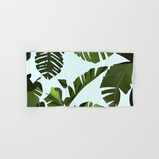 Palm Pattern Hand & Bath Towel