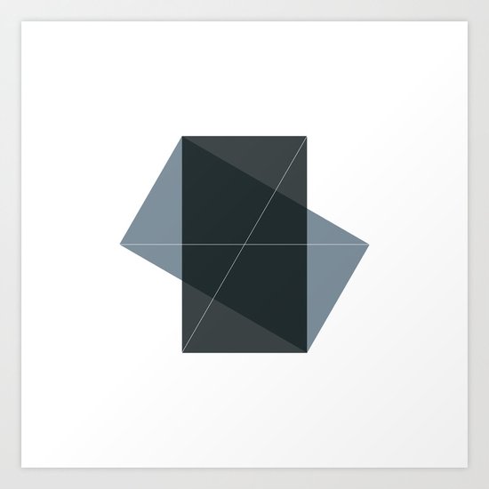 #131 Conversation – Geometry Daily Art Print