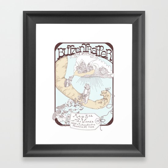 Blitzen Trapper Poster Framed Art Print