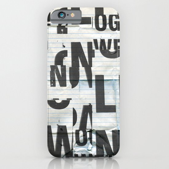 type mess iPhone & iPod Case