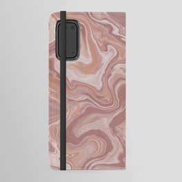 Astro Marble - Red, Pink, Clay, Boho Android Wallet Case