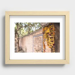 Hanging Garland (Landscape) - Jodhpur, India Recessed Framed Print
