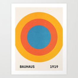 Bauhaus Circles: 1919 Exhibition Art Print