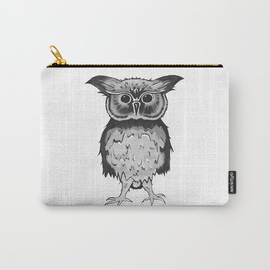 Small Owl Carry-All Pouch