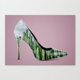 Cactus heel Canvas Print