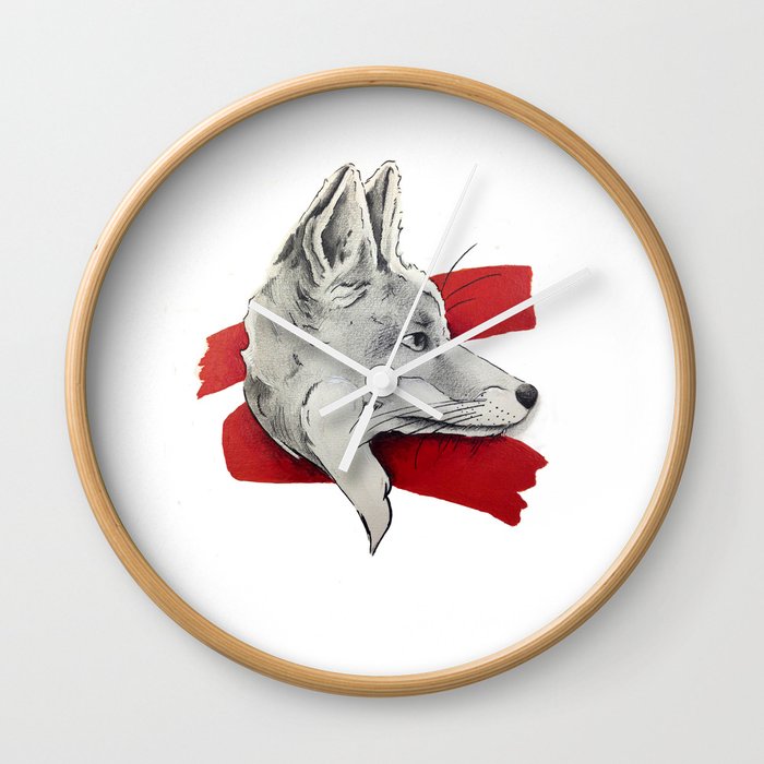 Fox Wall Clock