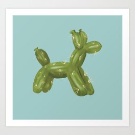 Cactus lover Art Print