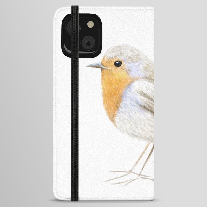 Cute robin iPhone Wallet Case