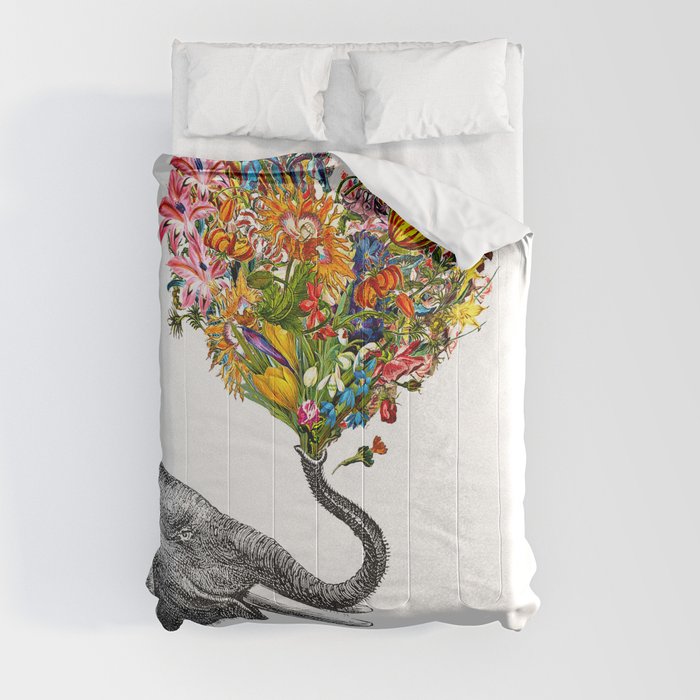 Happy Elephant  Comforter