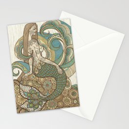 The Mermaid's Secret Stationery Card